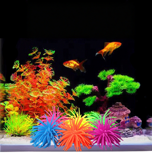 Vente chaude De Luxe Silicone Oursin Décor Écologique <span class=keywords><strong>Latex</strong></span> Artificiel Aquarium Fish Tank Accessoire pour Décorer Votre Réservoir - Product Image 6