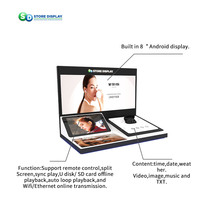 OEM personnalisé magasin moderne boutique comptoir bureau présentoir en plastique intégré Bluetooth système audio écouteurs casque