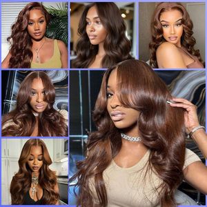 Ofertas de Paquetes de Cabello Humano Marrón 16A, Paquetes de Cabello Humano Ondulado sin Procesar 100% Indio para Coser en Color # 4 Extensiones de Cabello con Doble Trama - Product Image 6