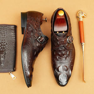 Men's retro and fashionable genuine leather formal <b>shoes</b> for casual office, formal wedding, party and business - Product Image 3