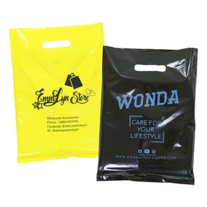 High Quality Eco Plastic Bag Die Cut Plastic Bag Luxury PP Plastic Bag for Shopping - Product Image 2