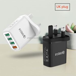 Wholesale 4-Port <b>USB</b> Multi-Charger Charging Head 2.4A Standard <b>Socket</b> Mobile Phone Desktop Charger - Product Image 4
