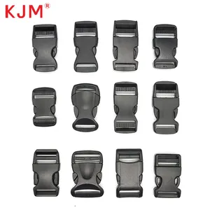 KJM Brand Factory Free Sample Customized Logo Baby Carrier Plastic Adjustable Belt Buckle