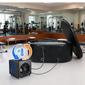 Système de refroidissement rapide pour bain de glace, refroidisseur d'eau 1HP, machine de refroidissement par immersion froide avec filtres et pompe - Product Image 3