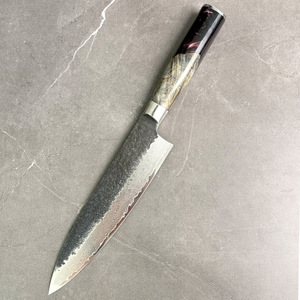 Nuovo Coltello da Chef Professionale in Acciaio Damasco da 8 Pollici, 67 Strati con Nucleo VG10, Affilato come un Rasoio, Stile Giapponese, con Fodero in Pelle - Product Image 3