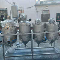 Machine de raffinage de l'huile de noix de coco bon retour machine de raffinage de pétrole brut