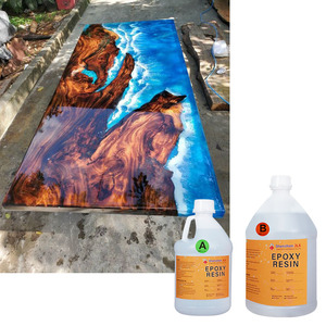 Résine époxy transparente et durcisseur en gros pour bois, prix au kg, résine époxy pour coulage, résine pour comptoirs - Product Image 5