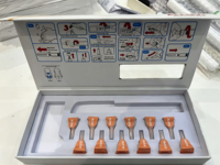 Boîte de rangement en EVA pour stylos et flacons de 3 ml/10 ml, boîte cadeau magnétique, boîte adaptée aux aiguilles à stylo, boîte d'emballage