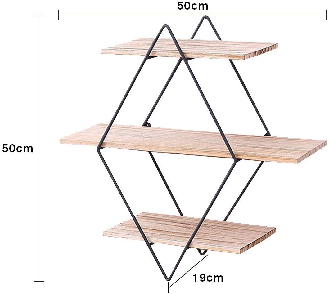 Настенная полка, декоративная стойка для хранения, черное железное настенное крепление, настенная доска, полка из ДВП, держатели для хранения, металлические железные черные