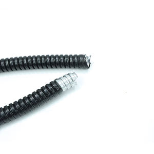 국가 표준 유연한 아연 도금 강철 PVC 도관 케이블 슬리브 두꺼운 와이어 골판지 파이프 직경 10-30mm - Product Image 3