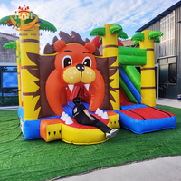 Trampoline gonflable universel en PVC Lion pour hommes, femmes, adultes et enfants, pour les parcs d'attractions scolaires, capacité de 500 kg