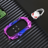 Coque légère de couverture de cas de clé à distance de voiture de silicone d'alliage de Zinc de promotion de vente pour la couverture de clé de Renault Koleos