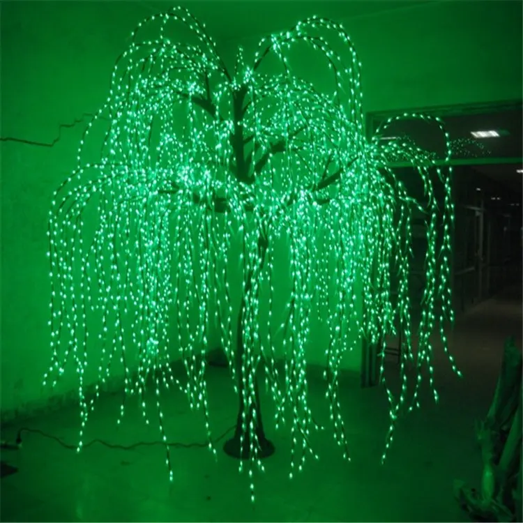 Led ağaç ışık led söğüt ağacı 24v/110v/220v led yüksek simülasyon söğüt ağacı ışığı peyzaj