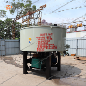 Mélangeur de béton de bouche plate de support vertical de la casserole 500L a fait le mélangeur concret diesel de type mini casserole en Chine - Product Image 4