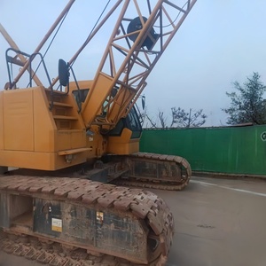 מקצועי משמש 55 טון מקסימום. הרמה קיבולת 760 מ "מ עקבות לחץ קרקע נמוך הידראולי נייד מנוף xgc55 עגורן