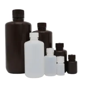 Intl Kang 화학 시약 병 4ml 8ml 15ml 30ml 60ml 125ml 250ml 500ml 1000ml HDPE 넓은 입 라운드 랩 플라스틱 병