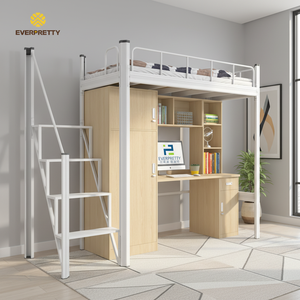 Meubles scolaires modernes, <span class=keywords><strong>lit</strong></span> de dortoir, cadre de <span class=keywords><strong>lit</strong></span> en métal, lits superposés simples avec système de <span class=keywords><strong>lit</strong></span> intégré à la garde-robe, certifié CE - Product Image 1