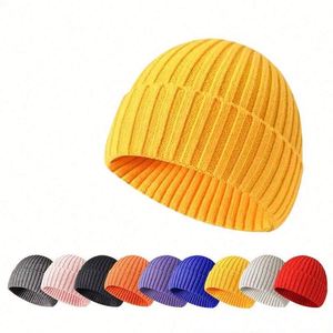 Gorros de Invierno para Niños al por Mayor, de Alta Calidad, Gruesos, Cálidos, Tejidos, con Borde, Suaves y Brillantes - Product Image 1