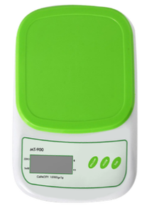 KITCHEN WEIGHING <b>SCALE</b> <b>Digital</b> Display WITH BACKLIT Capacity upto 10 Kg/ 1 Kg Unit - G.Oz 2 AAA Battery Auto Zero/ Auto Off - Product Image 2