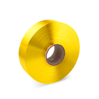 Filament de polyester teint en masse FDY 150D/48F et 96F, couleurs teintes en masse, qualité AA, pour vêtements textiles HOE, machine circulaire