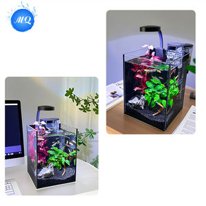 A.S. Moderne Ultra-Heldere <span class=keywords><strong>Nano</strong></span> Rif <span class=keywords><strong>Aquarium</strong></span> 25/30/35/40/45Cm Vierkant <span class=keywords><strong>Aquarium</strong></span> Hot Selling Living Desktop Minimum Bestelling 100 Stuks - Product Image 3