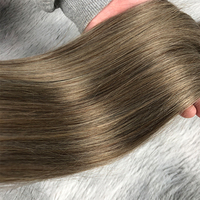 Extensiones de Cabello Humano con Punta Nano y Cutícula Alineada, Anillo Nano, Cabello Europeo de 22 y 24 Pulgadas, Venta al Por Mayor de Fábrica