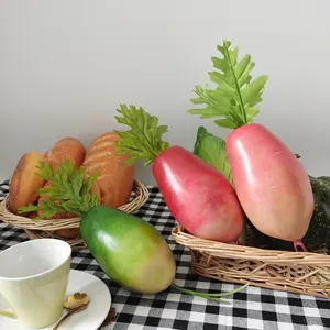 Falso frutas e legumes plástico Páscoa cenoura decoração