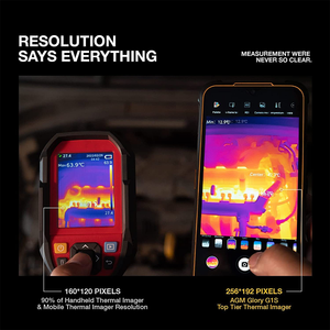 AGM <span class=keywords><strong>Glory</strong></span> <span class=keywords><strong>G1S</strong></span> teléfono 5G 8 + 128GB Octa Core 20MP visión nocturna Android 11 cámara de imagen térmica 5G celular resistente - Product Image 5