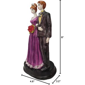 PARIJAT HANDICRAFT Luxury Together Sculpted Hand-Painted <b>Figure</b> Statue for Home Office Decor and Bookshelf/Desktop Decoration - Product Image 4