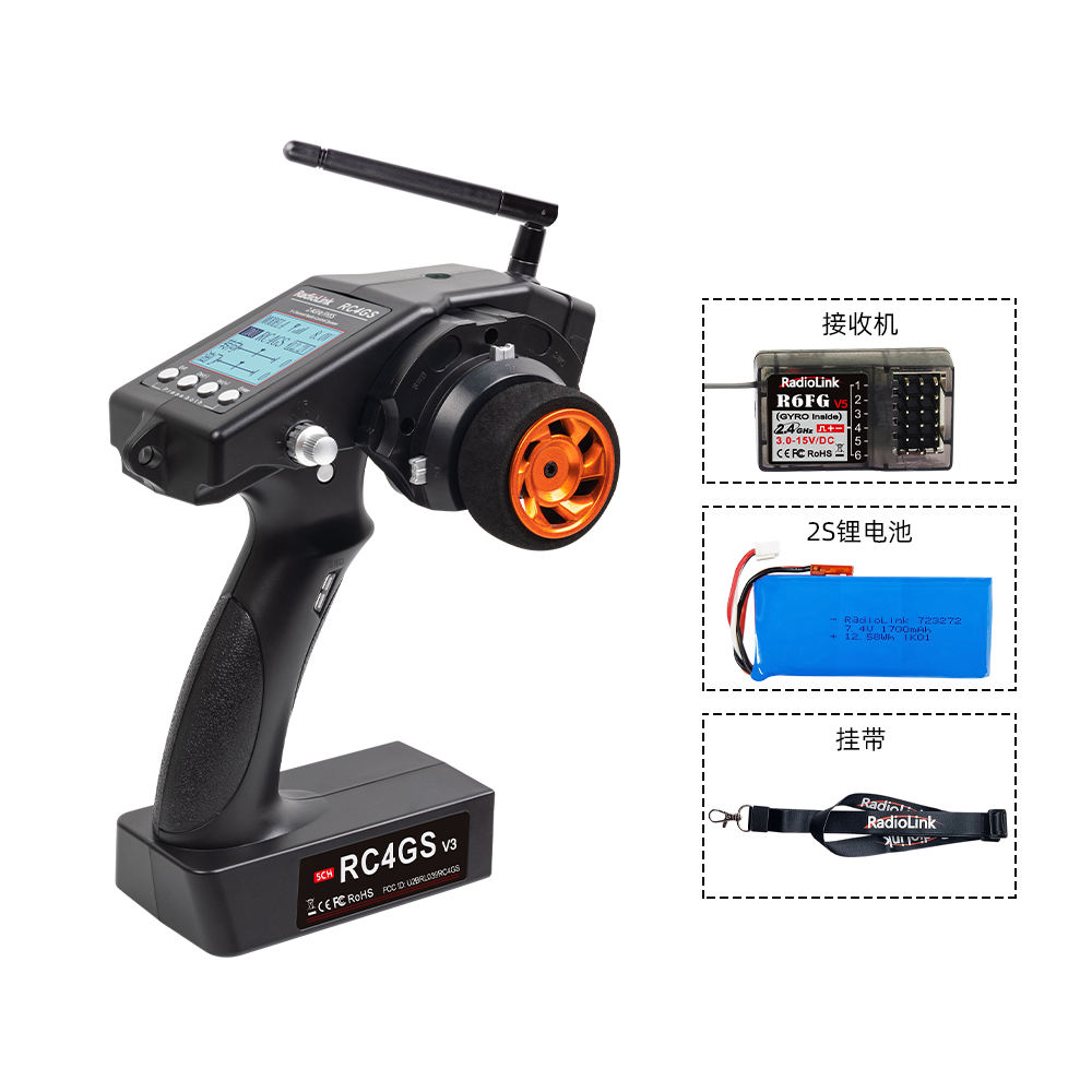 Rc4gs v3 + r6fg + contrôle de puissance