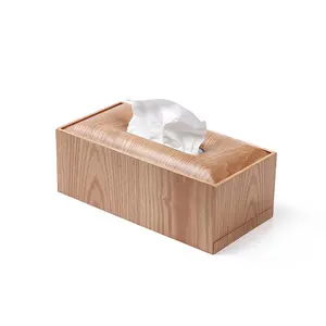 लकड़ी शौचालय बाथरूम चेहरे स्पष्ट टिशू पेपर लकड़ी धारक स्टैंड के लिए बॉक्स मामले फिसलने नीचे कार