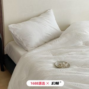 Aiyang Velvet Fiber Quilt 8.1-9 Jin White Fluffy Winter Warmth All Season Use - Product Image 4