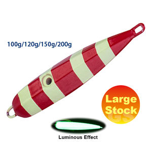 Guosong Luminous Lead Jigging Metal Long Casting Big Game Pesca Calamar Falda <span class=keywords><strong>Madai</strong></span> - Product Image 6