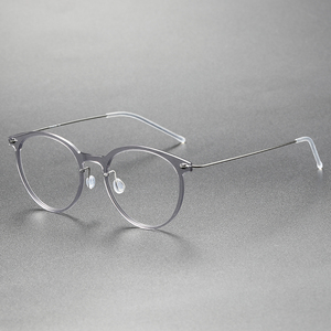Montatura per Occhiali SH6537 in Titanio e Nylon, Stile Retrò alla Moda per <span class=keywords><strong>Uomo</strong></span> e Donna, Montatura Senza Viti - Product Image 5