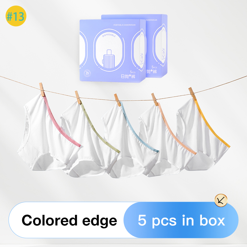 13 Blanc-Boîte edge-5pcs-in colorée