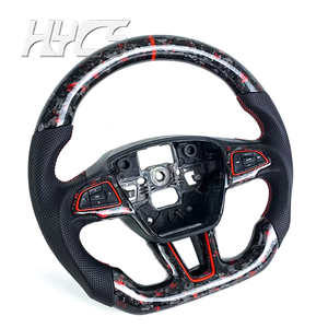 พวงมาลัยคาร์บอนไฟเบอร์สำหรับรถแข่งฟอร์ดโฟกัส MK3 MK2 2015 2016 <span class=keywords><strong>2018</strong></span> 2019ปรับแต่งได้ตามต้องการ - Product Image 3