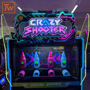 TOPWAY Nouveau design Machine de tir arcade en fer à monnayeur, simulateur de tir à la carabine <span class=keywords><strong>Crazy</strong></span> Shooter, version anglaise pour centre de jeux - Product Image 2
