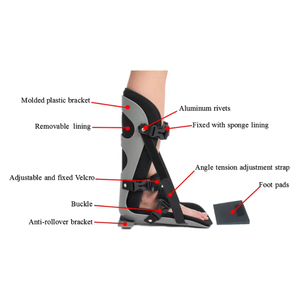 อุปกรณ์พยุงเท้าแบบปรับได้ HKJD สำหรับโรคเอ็นร้อยหวายอักเสบและโรคพังผืดฝ่าเท้า ใช้ได้ทั้งเท้าขวาและเท้าซ้าย - Product Image 6