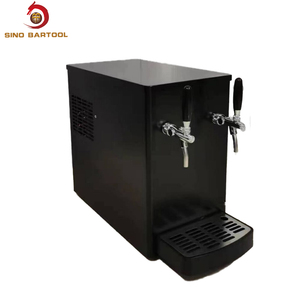 Bia kegerator Dispenser với <span class=keywords><strong>2</strong></span> taptower thép không gỉ đồ uống Dispenser bia Cooler máy điện bia nhà phân phối - Product Image 3