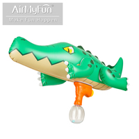 Pistolet à eau gonflable électrique en forme de crocodile pour les jeux de fête en plein air/intérieur des enfants en été, durable, unisexe, AirMyFun AT-20009