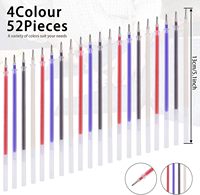 Stylo Gel Inthetrend Promotionnel en Gros Pas Cher Pointe Bille Pointe Aiguille 0.5MM Écriture Fluide Plastique Bleu Rouge Personnalisable
