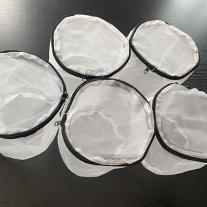 尼龙洗衣袋30*30 45*45 50*50厘米50 40 100 200微米带拉绳和拉链可定制 - Product Image 5