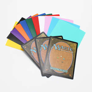 Fundas para tarjetas impresas personalizadas Yugioh Clear Matte Holographic Perfect Fit Penny Trading Game Business Card Protectors - Product Image 3