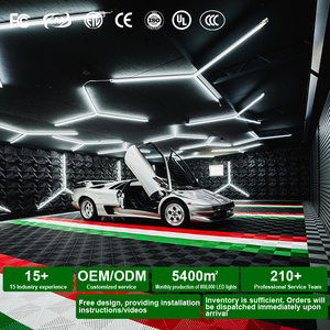 Good Quality Wall Decor 3d Hexagon <strong>Led</strong> <strong>Light</strong> Industrial <strong>Workshop</strong> Detailing <strong>Light</strong> Ceiling Garage <strong>Light</strong> - Product Image 1