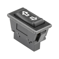 Interrupteurs de lève-vitres électriques 20A 12VDC 10A 30VDC DPDT 5 broches LED verte Pièce auto pour voitures VR Bateaux Interrupteur de vitre