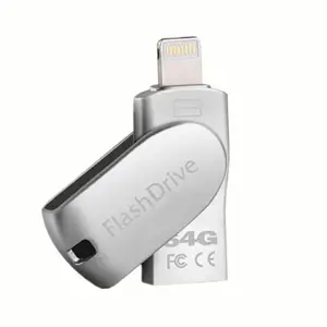 Regali aziendali gadget pendrive 2 in 1 OTG USB Flash Drive per PC iPhone dispositivi fulmini