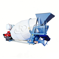 Bétonnière diesel robuste, portable, 4m3, pour travaux de construction