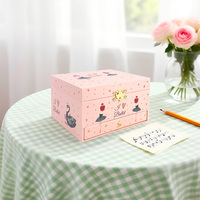 Caja Musical Giratoria Elegante Personalizada de Alta Calidad Yiyu, Melodía Personalizada, Forro de Papel de Terciopelo, Almacenamiento de Joyas de Lujo Ecológico