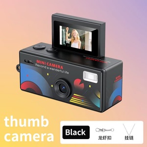 Nueva Cámara Digital Compacta Retro Clásica con Pantalla Abatible, Decoración, 1080P HD, Linterna y Colores - Product Image 4