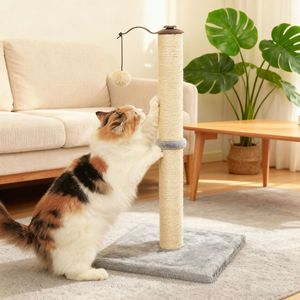 Árbol rascador vertical pequeño para gatos, poste rascador de sisal seguro y personalizable, juguete para gatitos que alivia el aburrimiento, comercio exterior - Product Image 1